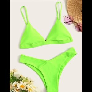 💚SHEIN Neon Bikini💚